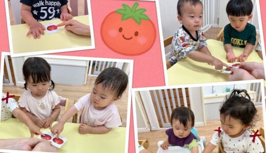 りす・ひよこ組　食育《トマト》