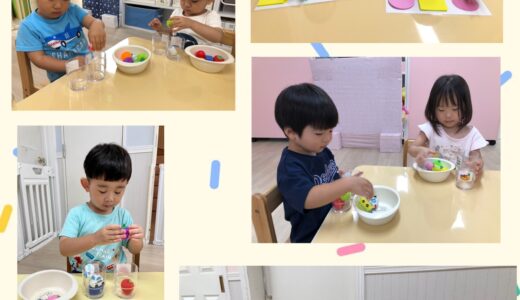 今月の保育【モンテッソーリ】