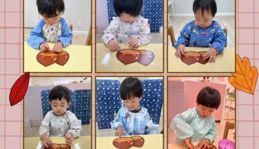 うさぎ組　製作「くり」