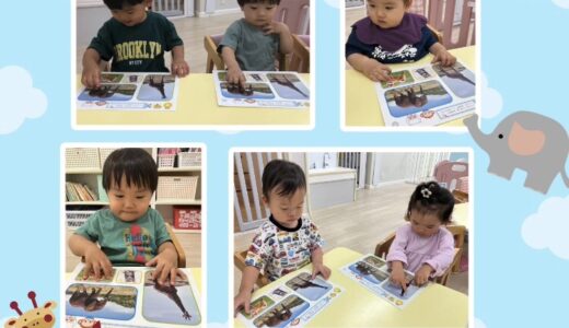 今月のおけいこ【ひよこ・りす・うさぎ】