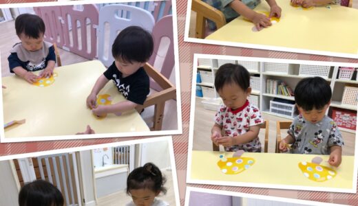 壁面製作　きのこ