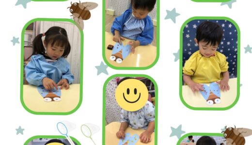 うさぎ組☆壁面製作【セミ】
